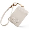 UriCase Card Case, ID Card Holder, Pass Case with Reel,