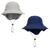 CHUNG Sombrero de protección solar para bebé, de verano, ajustable,