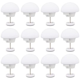 Potanro 12 Pcs Duvet Clips Set, Duvet Pins, Duvet Button Fasteners Keeps Comforter from Shifting(White)