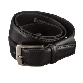 LLOYD Men's Belts Leather Belt Cognac 3312, black