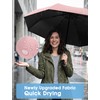Yoobure Compact Travel Umbrella - Windproof Umbrellas for Rain, Small