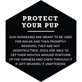 Wolfgang Premium No-Pull Dog Harness for Small Medium Large Dogs, Made in USA, NewMoon Print, Medium (5/8 Inch x 16-24 Inch)