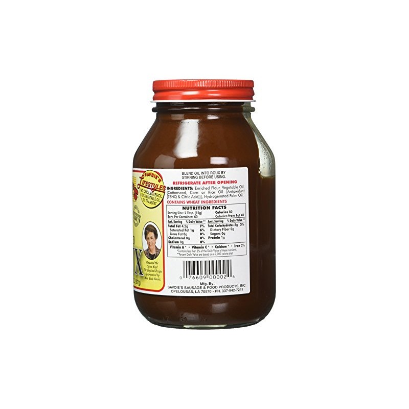 SAVOIE'S® Old Fashioned Dark Roux 32oz