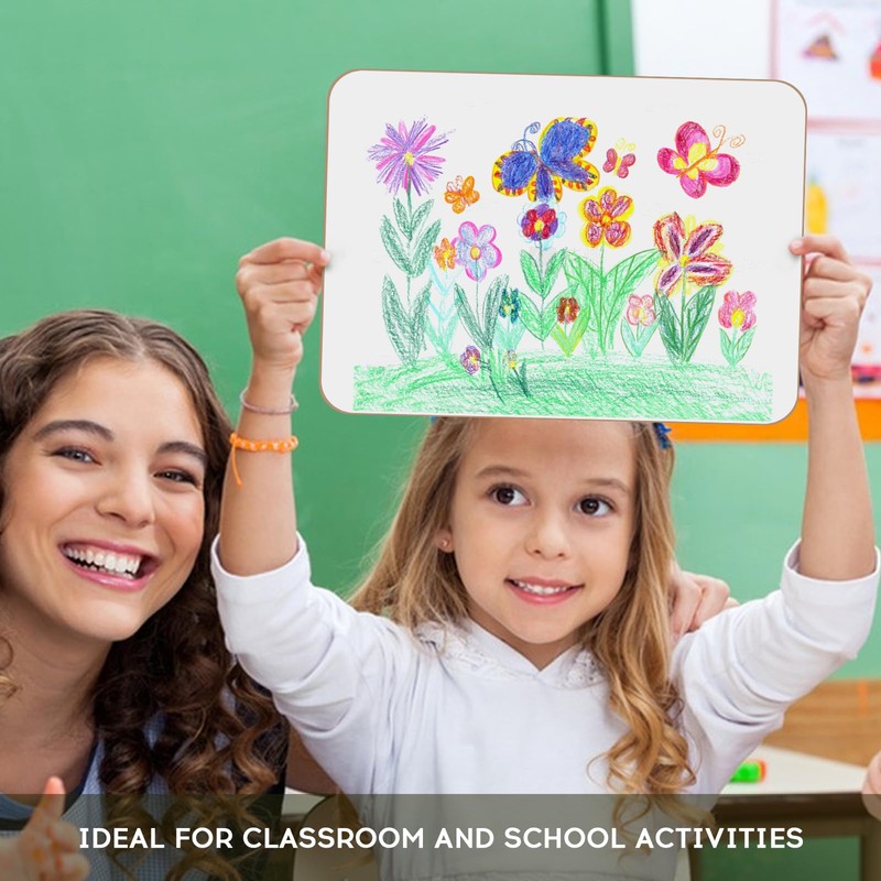 bssmmai 4 Pack Mini Dry Erase White Board, Dry Erase
