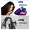 DK Essentials Premium Microfibre Hair Towels (65x25, Blue, Pink, Purple)