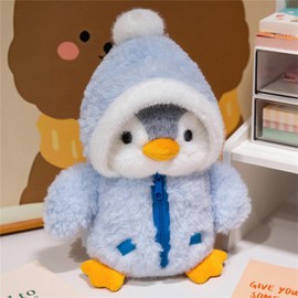 champracer Penguin Doll, Penguin Plush Toy, Cuddly Toy, Penguin Plush Toy for Girls, 25 cm Large Stuffed Toy Plush Doll, Penguin Plush Toy Gift for Girls, Children (Blue)