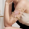 Kigeli Flower Arm Cuff Jewelry for Women Adjustable Bracelet Upper