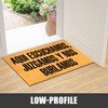 Funny Welcome Doormat with Rubber Back 18"(W) x 30"(L)Things to