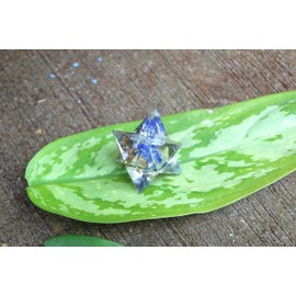 Prajet Energized Orgonite Healing Crystal 1inch Orgone Merkaba Rare Healing Positive Energy, Meditations (Lapis Merkaba orgone)