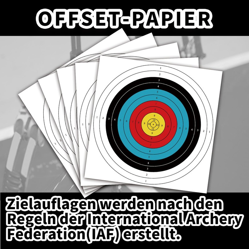 longbowmaker 20 Sheets Archery Target Pads 60 cm x 60