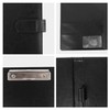 GraduatePro Leather Business Padfolio Notebook with Letter Size Clipboard, A4