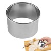 Round Cookie Cutter | Stainless Steel Donut Cutter Ring Molds,Professional