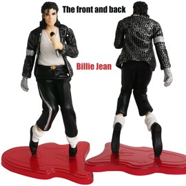 BOMJJOR 5 Pack Michael Jacksn Action Figure Rock King Classic Album Dolls Action Figure Toy Playset