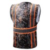 CAL PACIFIC Camouflage Tree Two Tones Safety Vest,With Multi-Pocket Tool