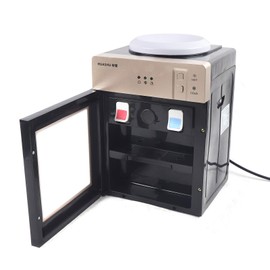 Cold Hot Water Cooler Dispenser, Detachable Electric Mini Water Dispenser, 5 Gallon Top Loading Countertop Water Cooler Dispenser, Water Cooler Countertop for Home Office School etc