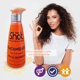 Tratamiento para Rizos Definidos 300g – Hidratación y Fijación Sin Frizz para Cabello Rizado