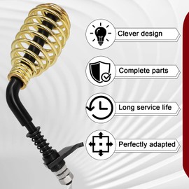 Hiorucet A-H-KIT Door Handle Assembly Compatible with Breckwell Pellet Stoves P1000 Big E, P22 Maverick, P22I Maverick Insert, P23 Sonora, P26 Cadet, P32i Cadet, Replacement Part Number A-H-KIT