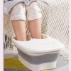 화장실 발족욕통 발찜질 발마사지 프리미엄 족욕 발건강 접이식 온수 Premium Foot Spa Massager Bathroom Foot Soak Tub Heated Water Foldable [Single item]