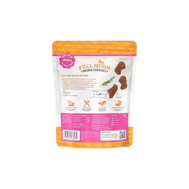 Full Moon Essentials Chicken Jerky Minis 12.0 oz