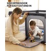 dearlomum Baby Playpen, 50"x50" Baby Playard Babies with Gate, Indoor