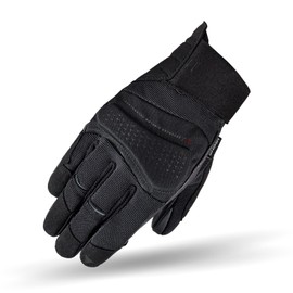 SHIMA Air 2.0 Men's Motorcycle Gloves - Ventilated Summer Gloves Made of Mesh with Ankle and Finger Protectors, Reinforced Palm (Black, XL)