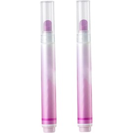 2 bolígrafos para el cuidado de las uñas, bolígrafo de aceite para cutículas 3 en 1 para uñas, empujador cutículas fortalecedor hidratante con punta cerámica para padrastros, empujadores