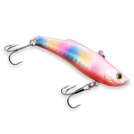 Heavyweight Vibration 70mm 18g Sinking Sea Bass Lure 1091 (ilegui) (Set of 3, 3 Cotton Candy)