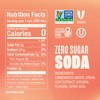 Zevia Zero Sugar Soda, Peaches and Cream, 12 oz Cans