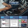 2-in-1 Wireless CarPlay & Android Auto Adapter, Faster Converts Factory