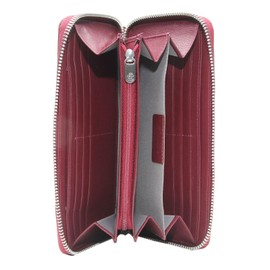 Esquire Viktoria RFID Leather Wallet 19 cm, bordeaux, rfid wallet