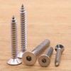 M6 x 16mm Flat Socket Cap Head Self Tapping Screws,