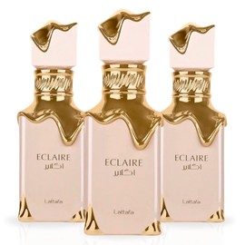 LATTAFA Eclaire EDP Spray 100ML (3.4 OZ) Long Lasting, Enchanting Fragrance For Women. (PACK OF 3)