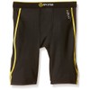 Skins Youth A200 Compression Running Shorts Black Black/yellow Size:M