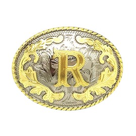 Bai You Mei Alphabet Initial Letter Belt Buckle Head Mens Metal Western Cowboy Belt Buckles R