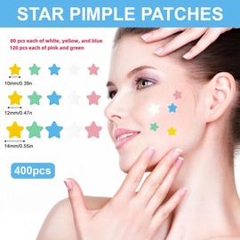 GGUFAY 360 Stück Gesichts-Akne-Pflaster - Hydrokolloid-Akne-Pflaster - Unsichtbares Akne-Trockenpflaster 2 in 1 Tag und Nacht Unsichtbares Akne-Pflaster Saugfähig Wasserdicht Atmungsaktiv