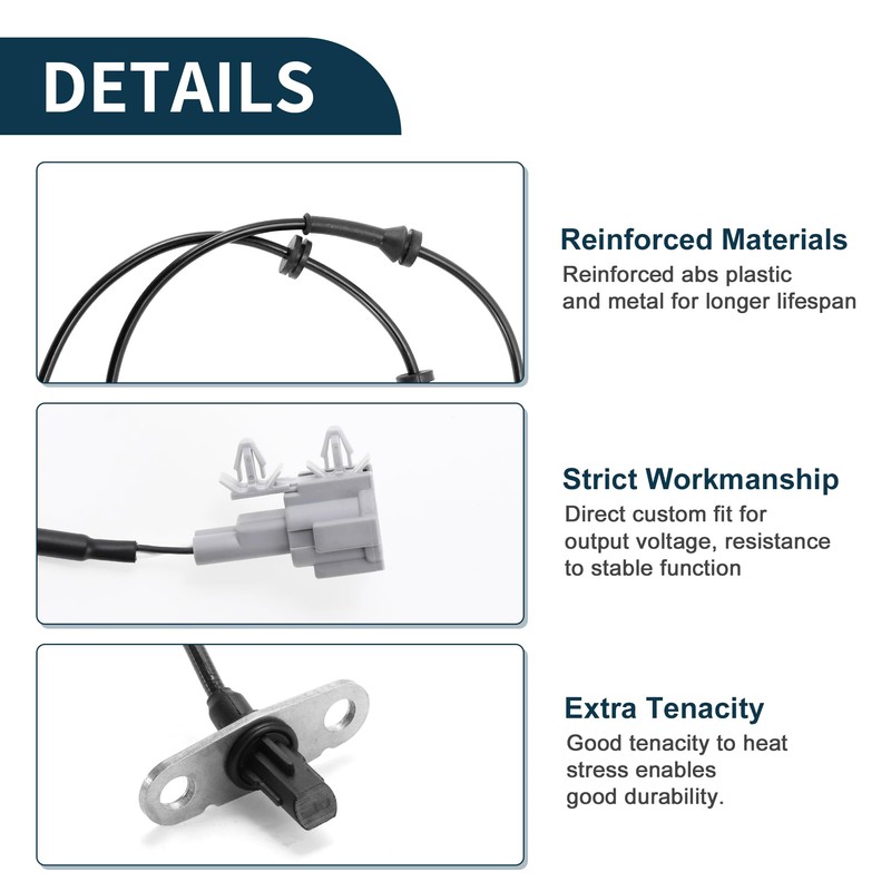 TUCKBOLD ABS Wheel Speed Sensor Rear Right ABS Sensor Anti-lock