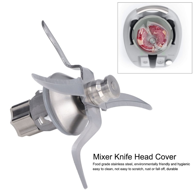 Mixer Knife Head Cover Stainless Steel Blender Blade Replacement for