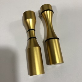 5 Sets Matte Gold Vino Pins Single Bottle Display Wall Mount Aluminum Wine Rack Pegs