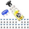 Sterile Empty Vials with Separate Rubber Stopper and Burr-Free Aluminum