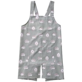REP Heather Apron, Gray, Approx. H 28.7 x W 39.4 inches (73 x 100 cm)