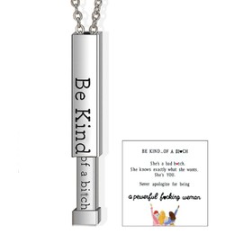 Be Kind of a B Necklace Be Kind of a B Hidden Necklace Inspirational Necklace Jewelry Teen Girl Gifts 2024