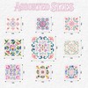 100Pcs Decorative Tile Stickers, 50 Unique Designs for Adults, Scrapbook