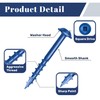 Mellewell #8 x 1-1/4" Blue Coated Pocket Hole Screws, Square