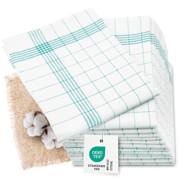 Zollner 001 Tea Towels, Half Linen, 50 x 70 cm,