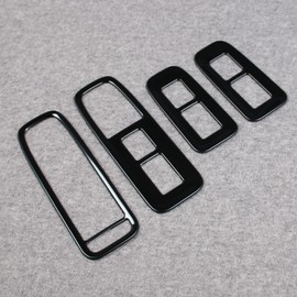 Beautost Fit for Lexus RX RX350 RX350h RX500h F Sport/TX TX350 TX500h TX550H+ 2023 2024 2025 Interior Window Switch Console Panel Cover Trims (Carbon Fiber Black)