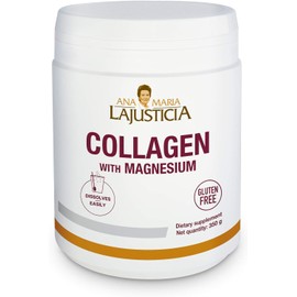 Ana Maria Lajusticia Colágeno con polvo de magnesio (12.35 oz de sabor natural)