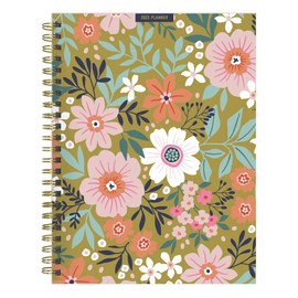 Cal 2023- Folk Flowers Medium Daily Weekly Monthly Planner