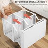 HOMCOM Portable Wardrobe Closet, Folding Bedroom Armoire, Clothes Storage Organizer