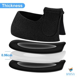 MHSY Heel Spur Insoles, Heel Protectors, Heel Pads, Heel Spurs for Achilles Tendon Shire, Painful Feet Relieves Heel Pain (1 Pair - One Size)