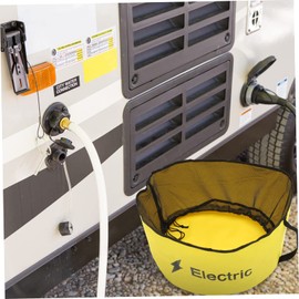 LALAFINA Rv Tube Storage Bag Multi Function Organizer for Electric Wires and Repair Tools Durable Pouch for Hose and Hardware Accessories Space Saving Design for Efficient Storage